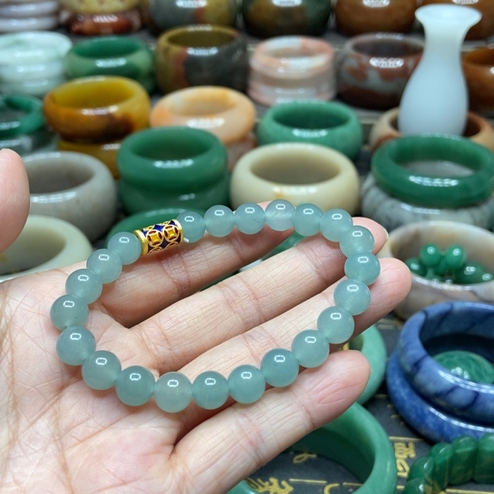 石英质玉未镶嵌手镯