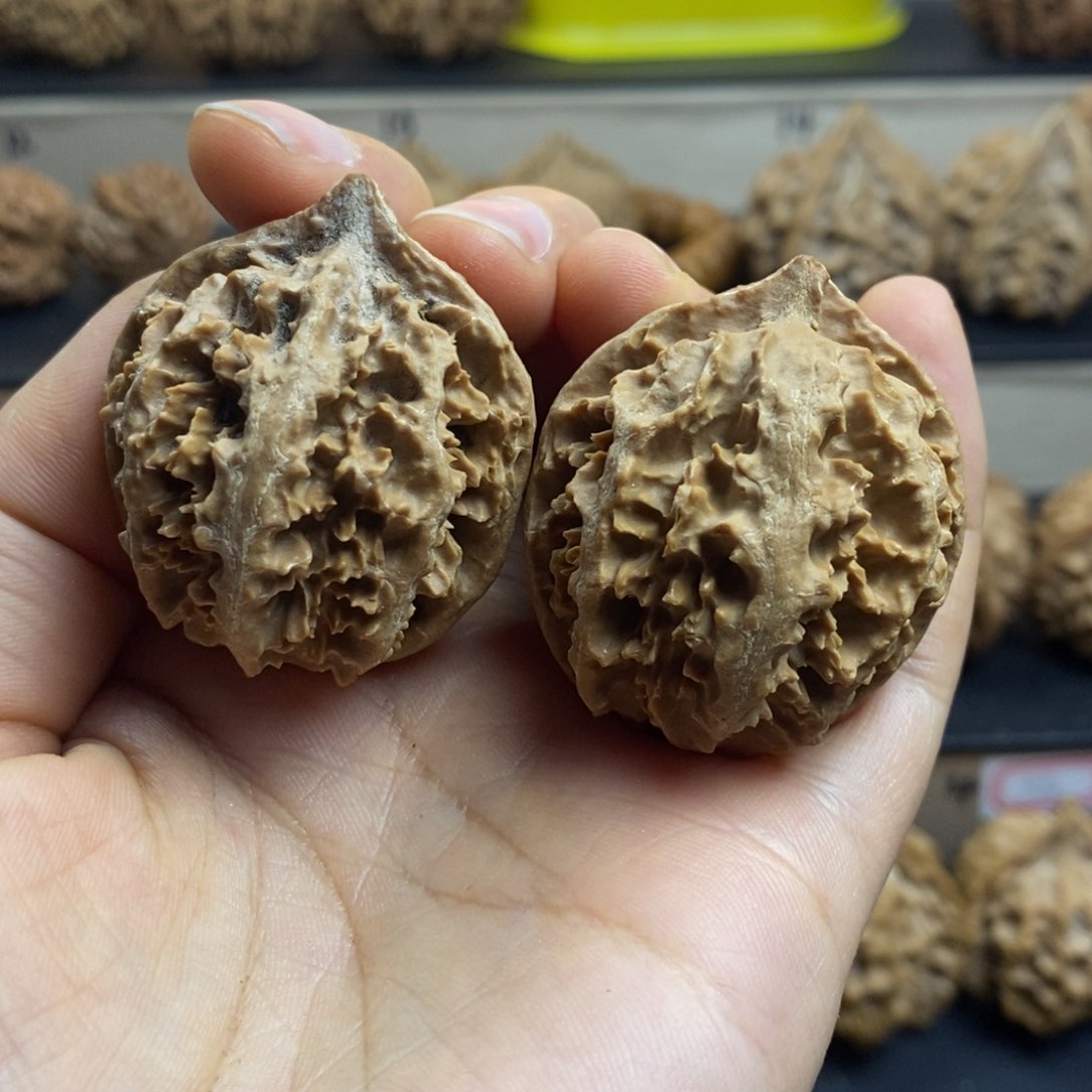 桃核吊坠秦岭火焰纹35
