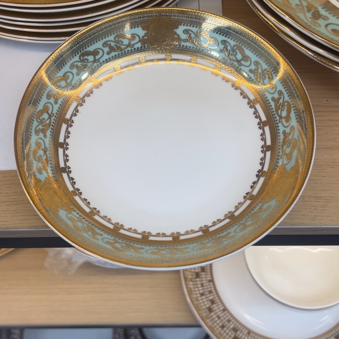 【闪购商品】瓷片8寸深菜盘两个一单福利价