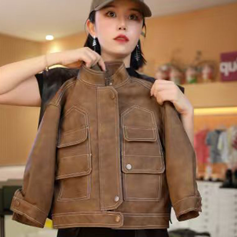 【高品质】男童加绒皮衣外套2025新款宝宝皮夹克秋冬款儿童冬装帅气