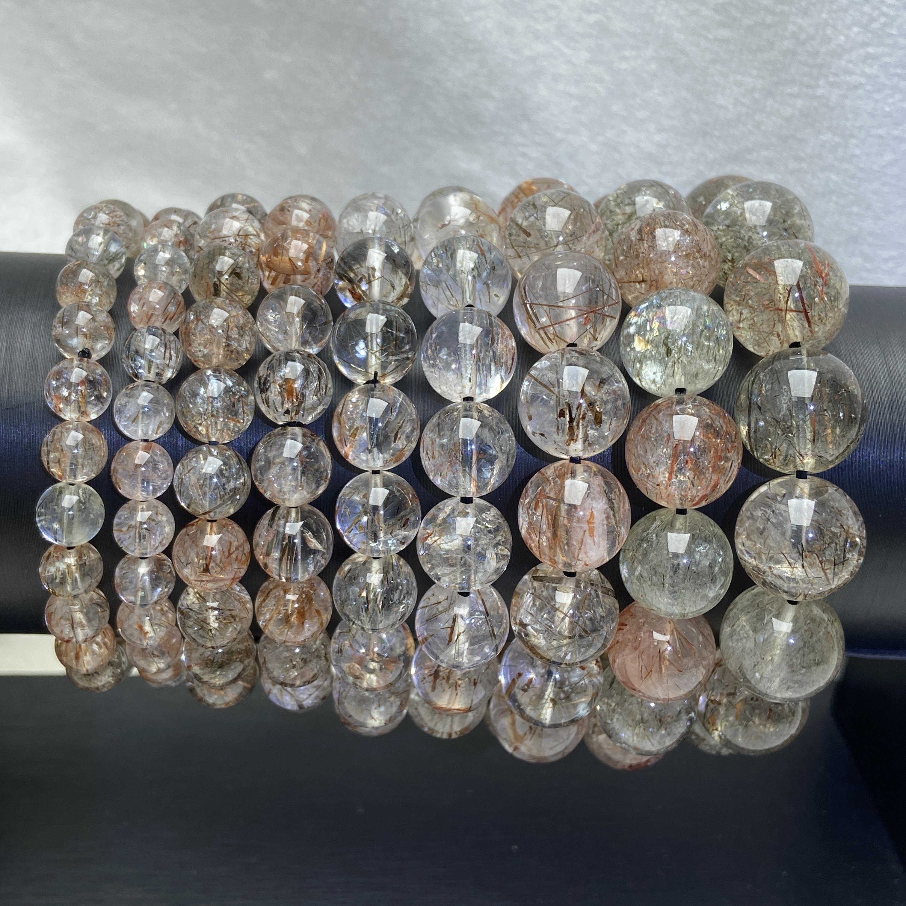 【星浩珠宝】黑金超手串30-2T144H445【多样性发一件】6mm-14mm可选