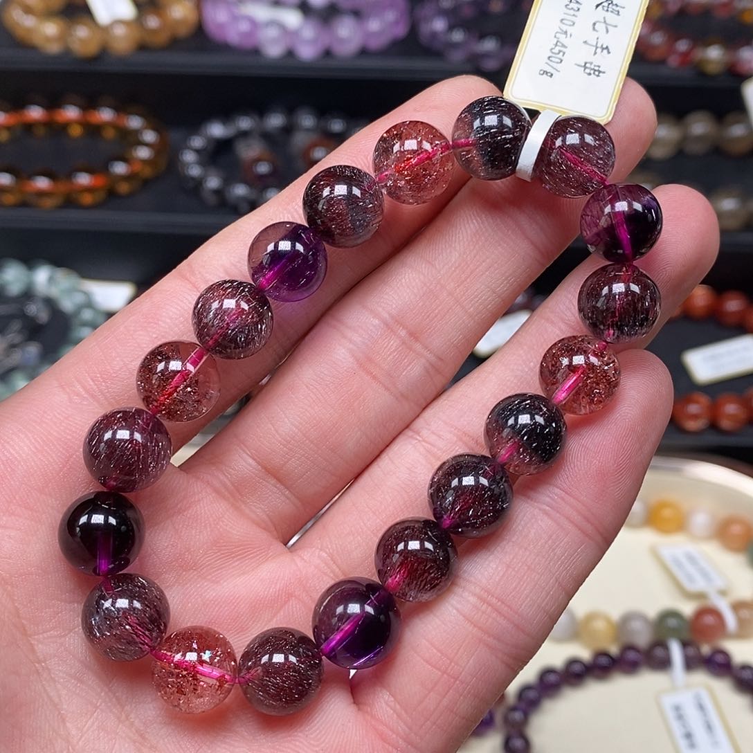 水晶手串未镶嵌手串10.5