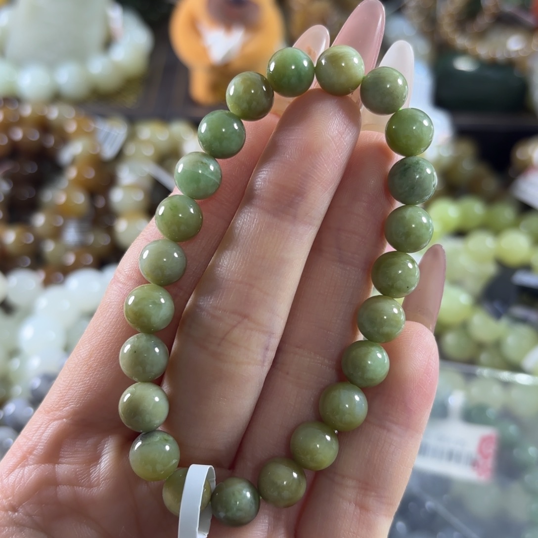 和田玉未镶嵌手链33