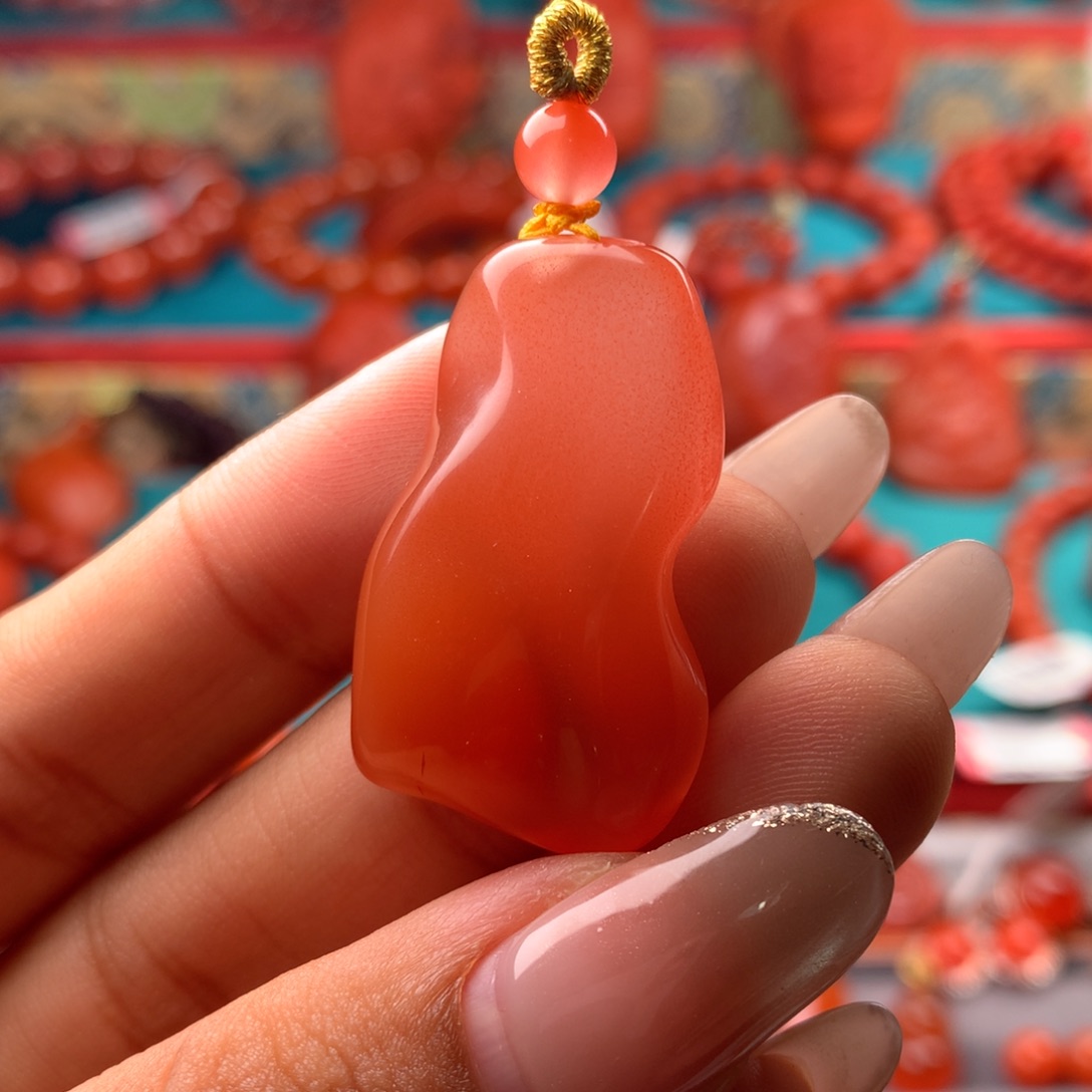 吊坠(不含链)未镶嵌南红玛瑙