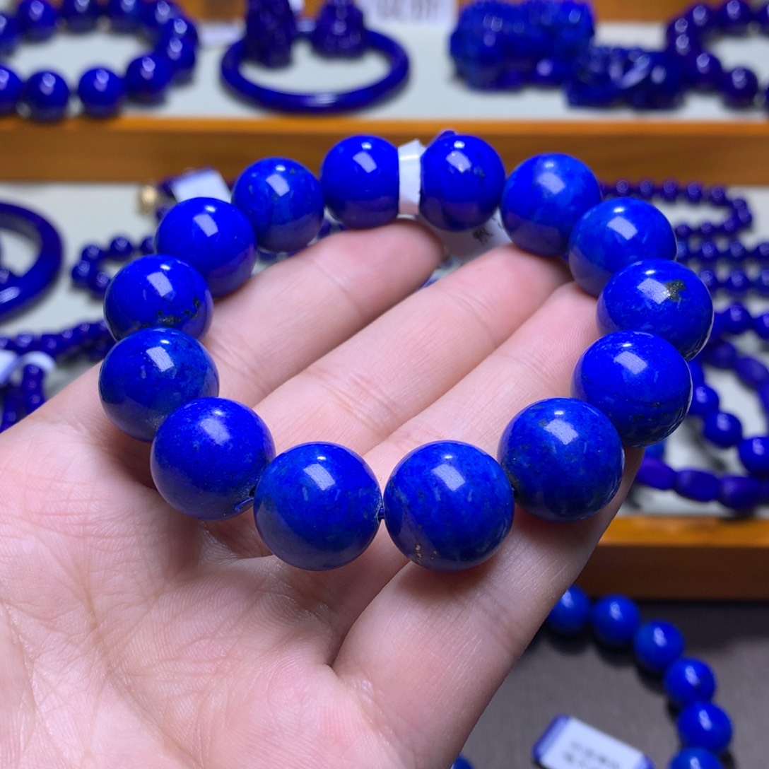 青金石手串未镶嵌15m