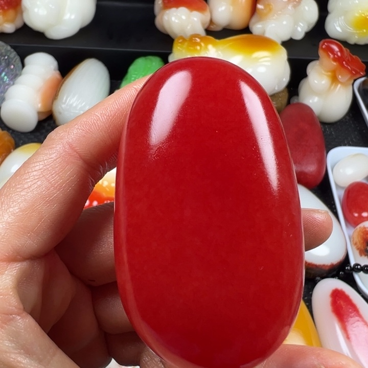 新疆戈壁五彩石金丝