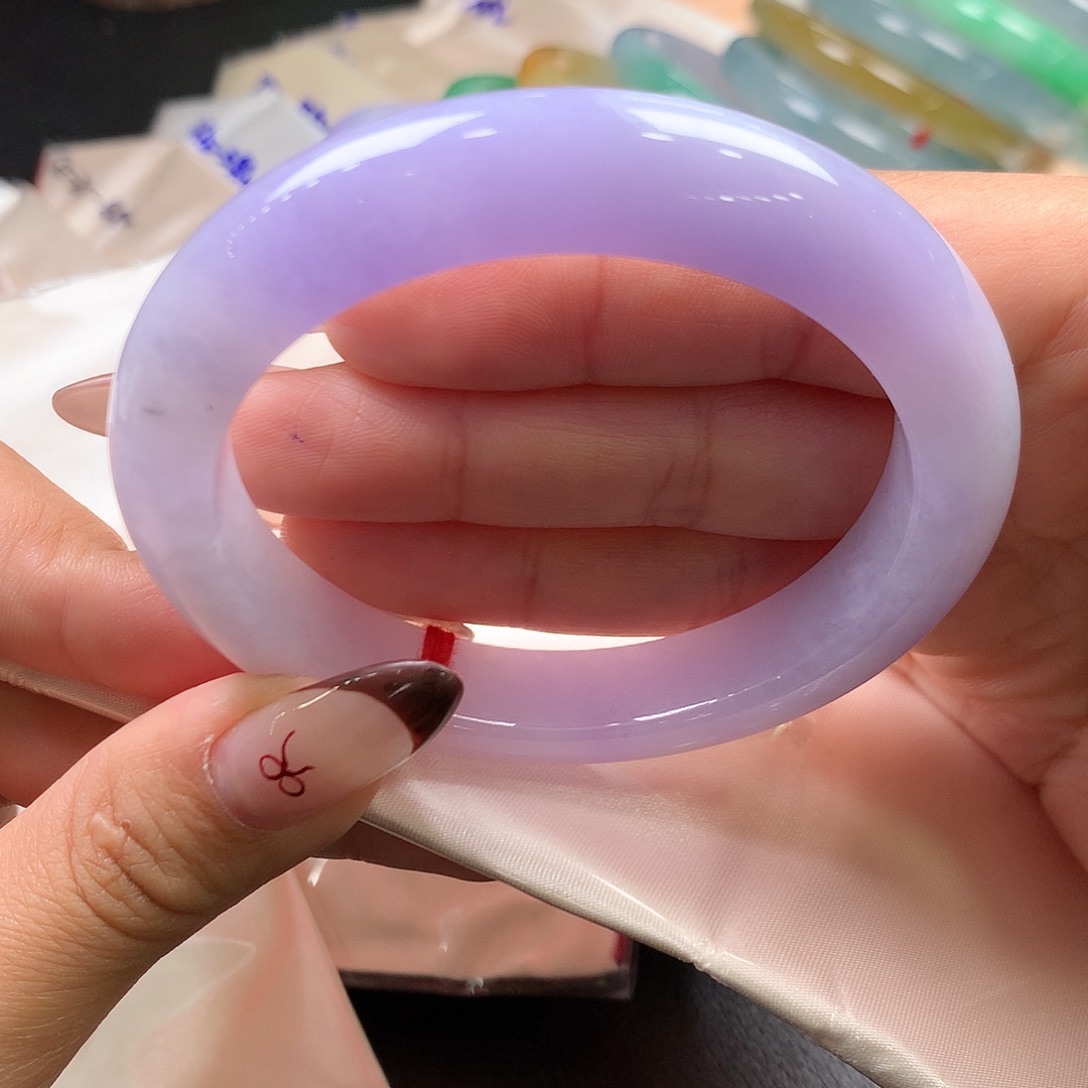 翡翠未镶嵌手镯17号