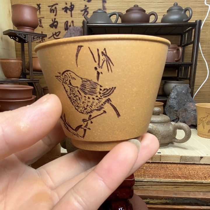 紫砂茶杯紫砂主人杯