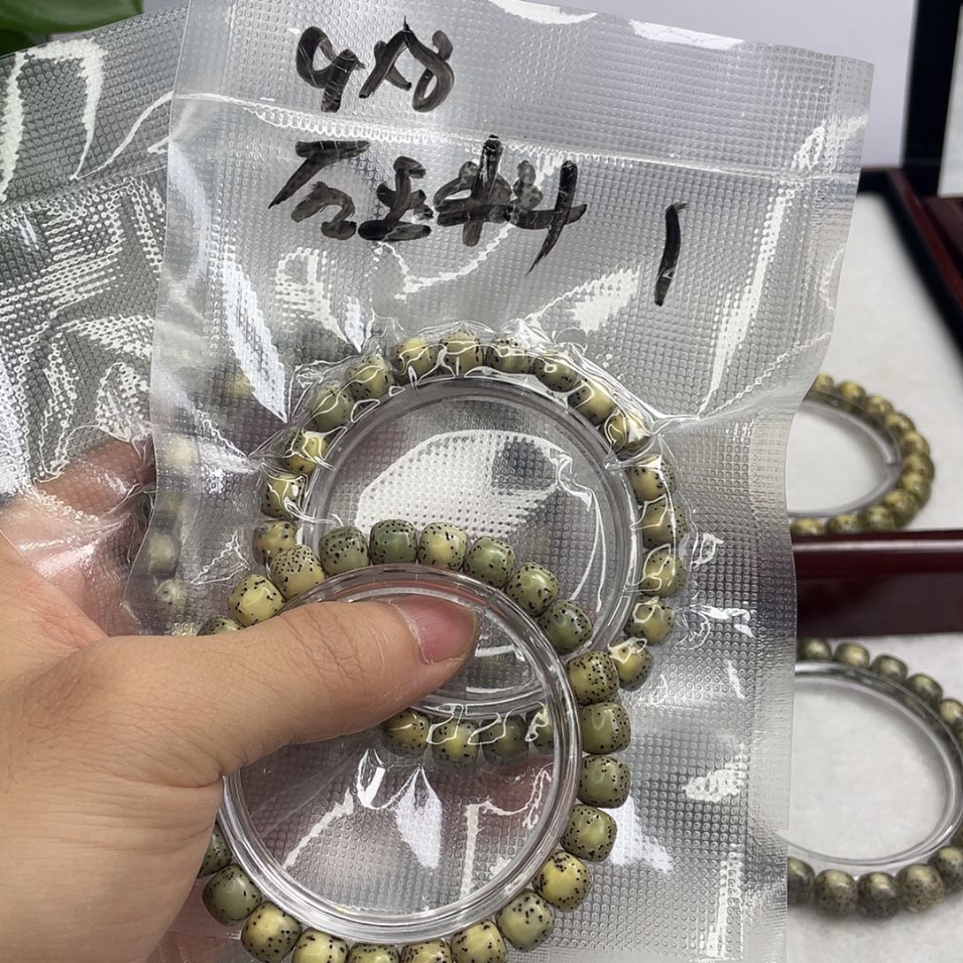 手串星月菩提石玉料河豚原生态单圈