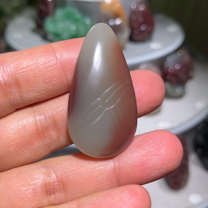 玛瑙/玉髓颈饰未镶嵌竹报平安