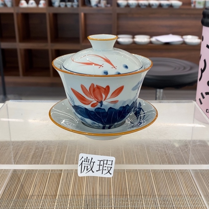 釉下老陶泥手工绘制