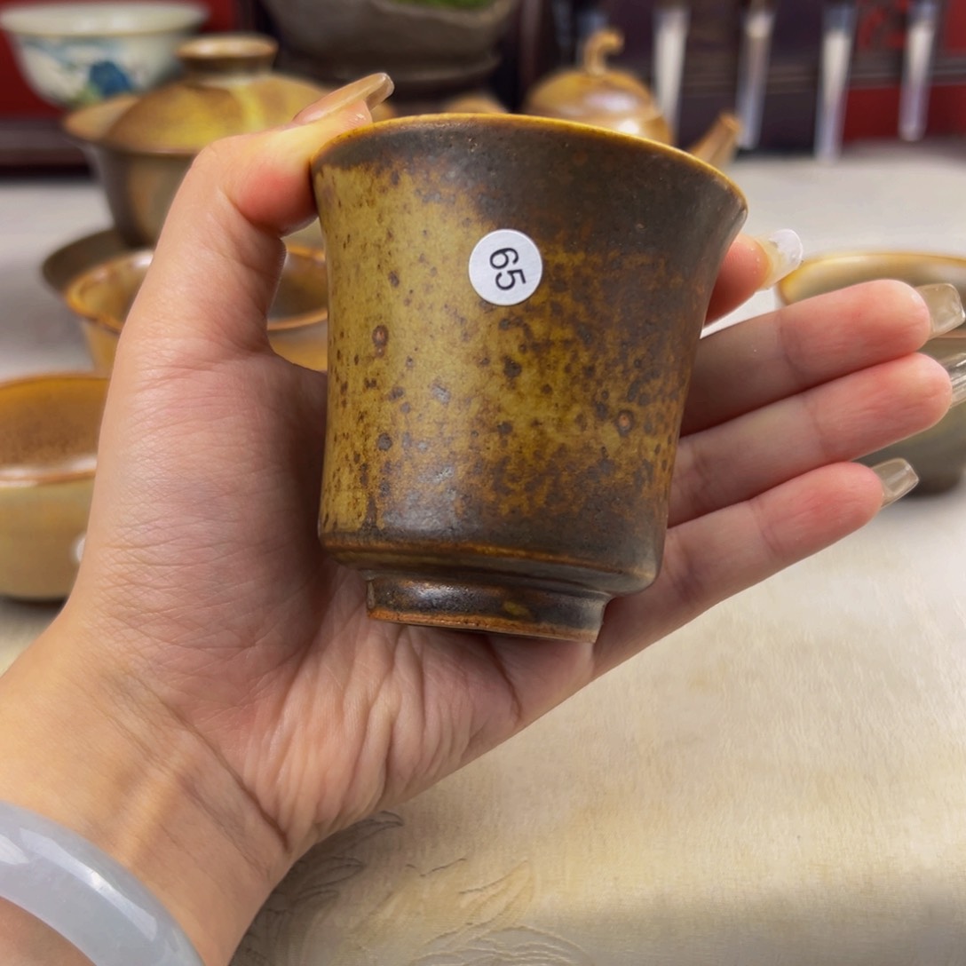杯子纯手工柴烧主人杯