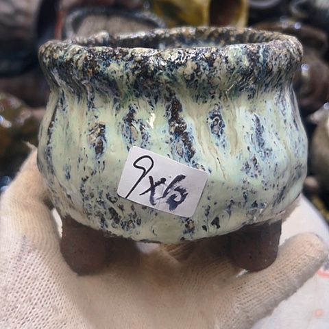 粗陶花盆手工花盆制作