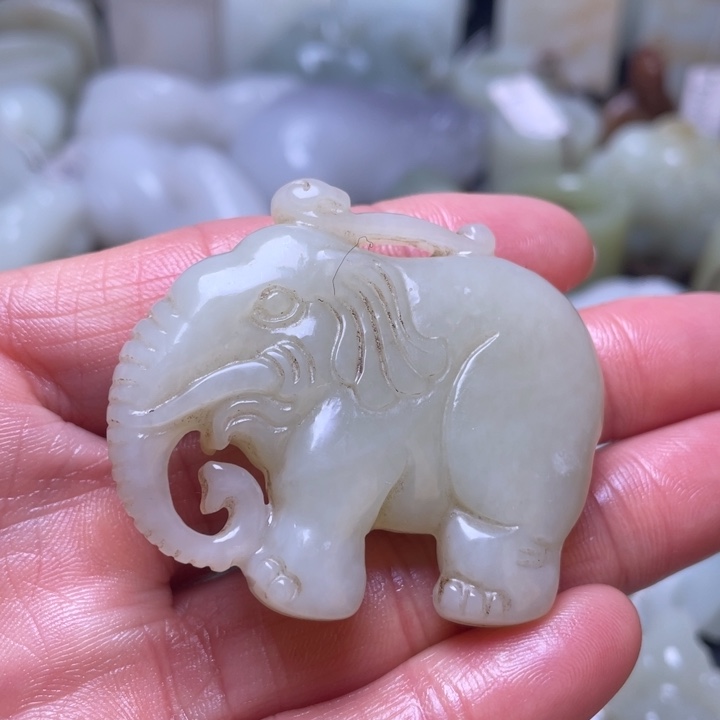 和田玉挂件未镶嵌