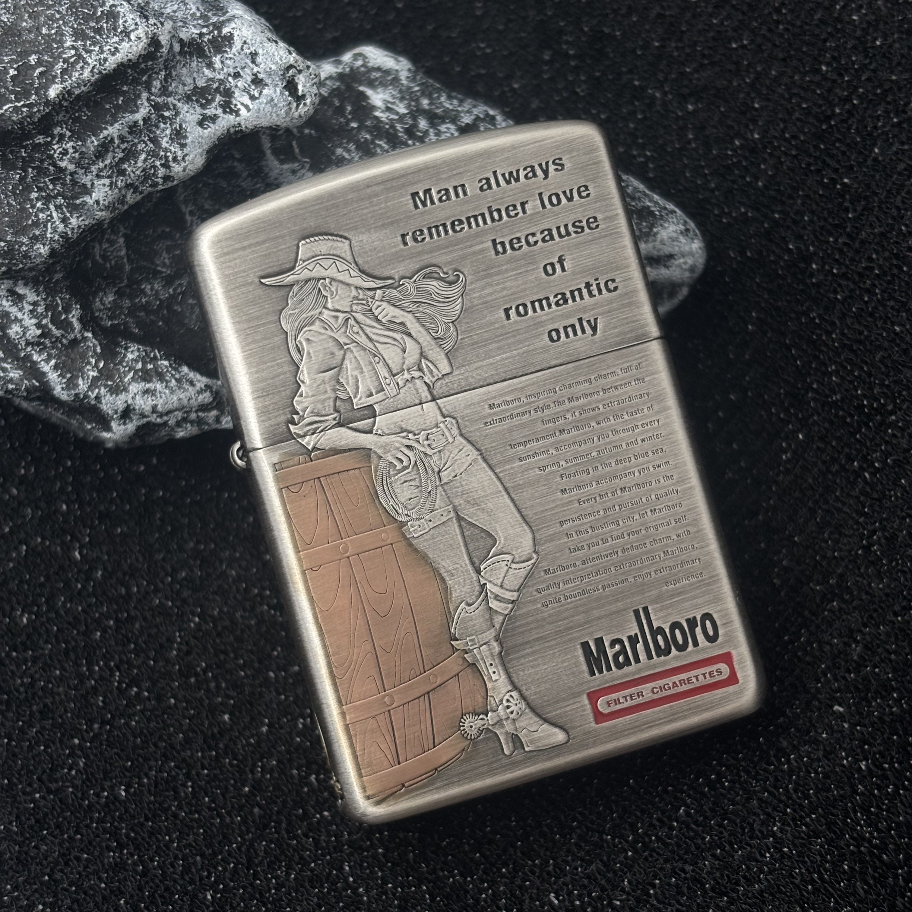 ZIPP 打火机正品 162酒桶牛仔女郎 0967