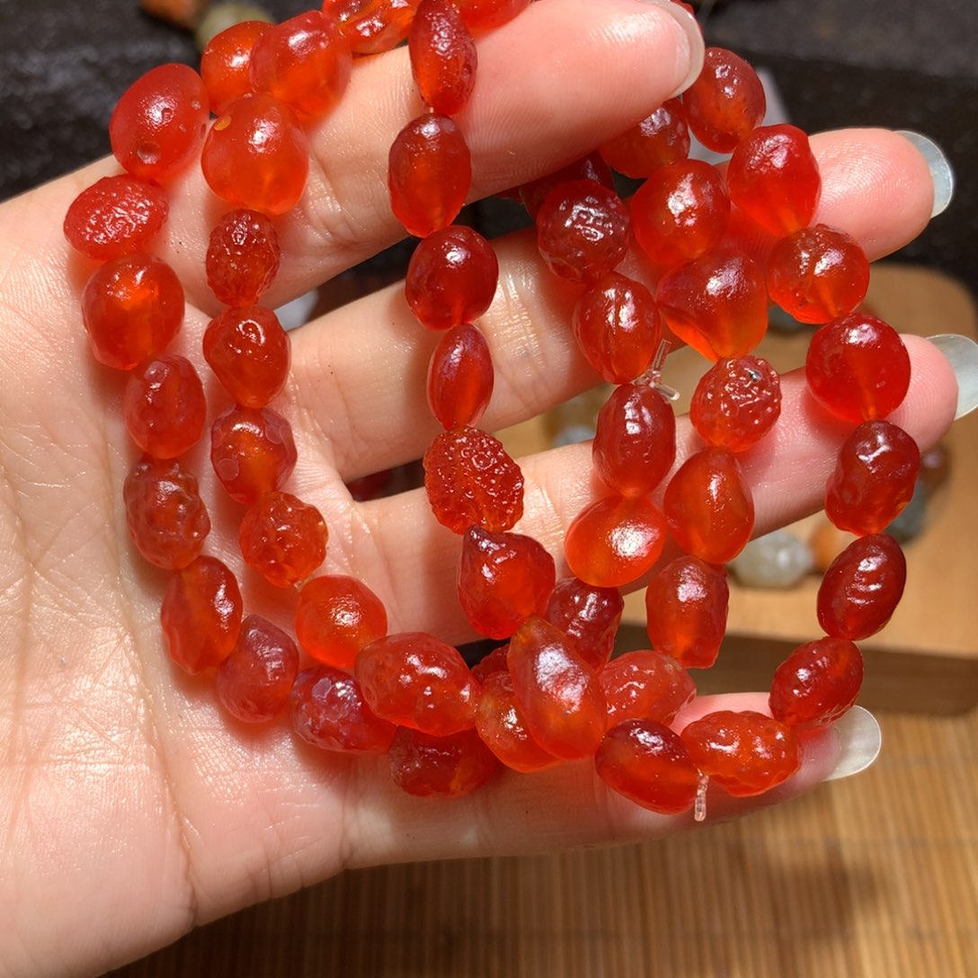 未镶嵌玛瑙/玉髓珠宝半成品随机发一