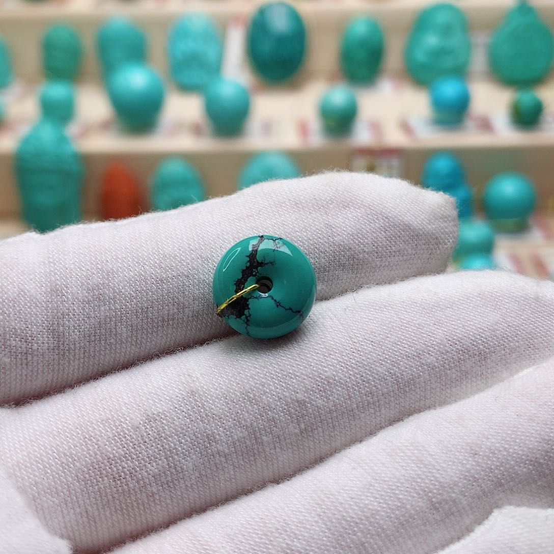 绿松石珠宝半成品未镶嵌