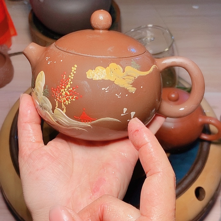 紫砂茶杯宜兴紫砂手工制作