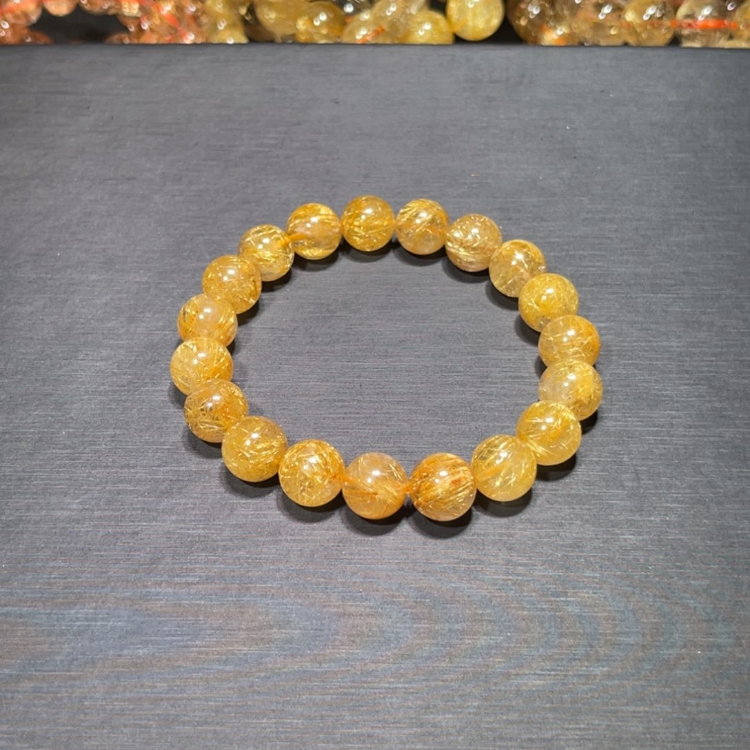 王***⁹未镶嵌水晶手链金钛晶