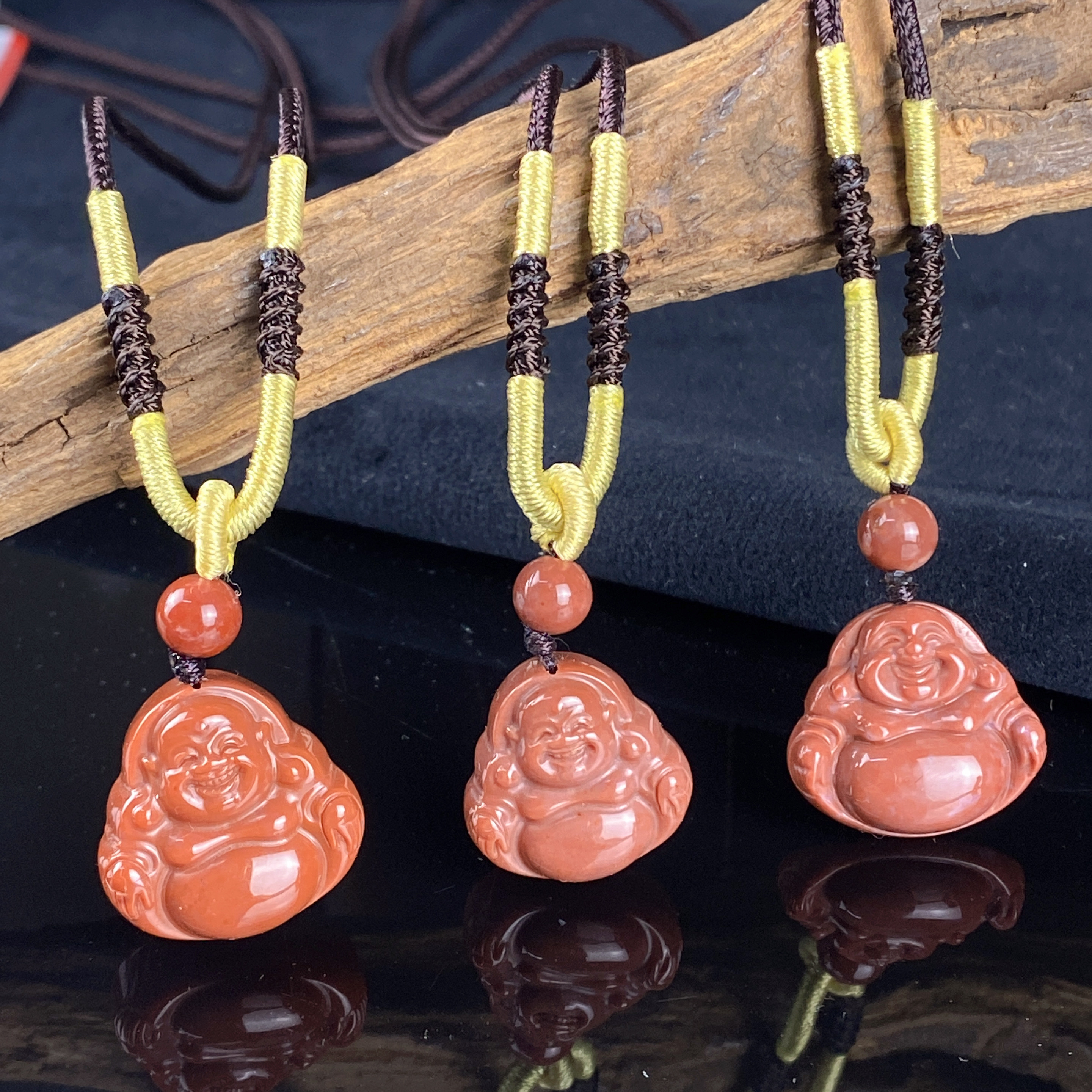 1006/南红原矿无注胶 时尚百搭轻奢佛公吊坠/多样性发/一件