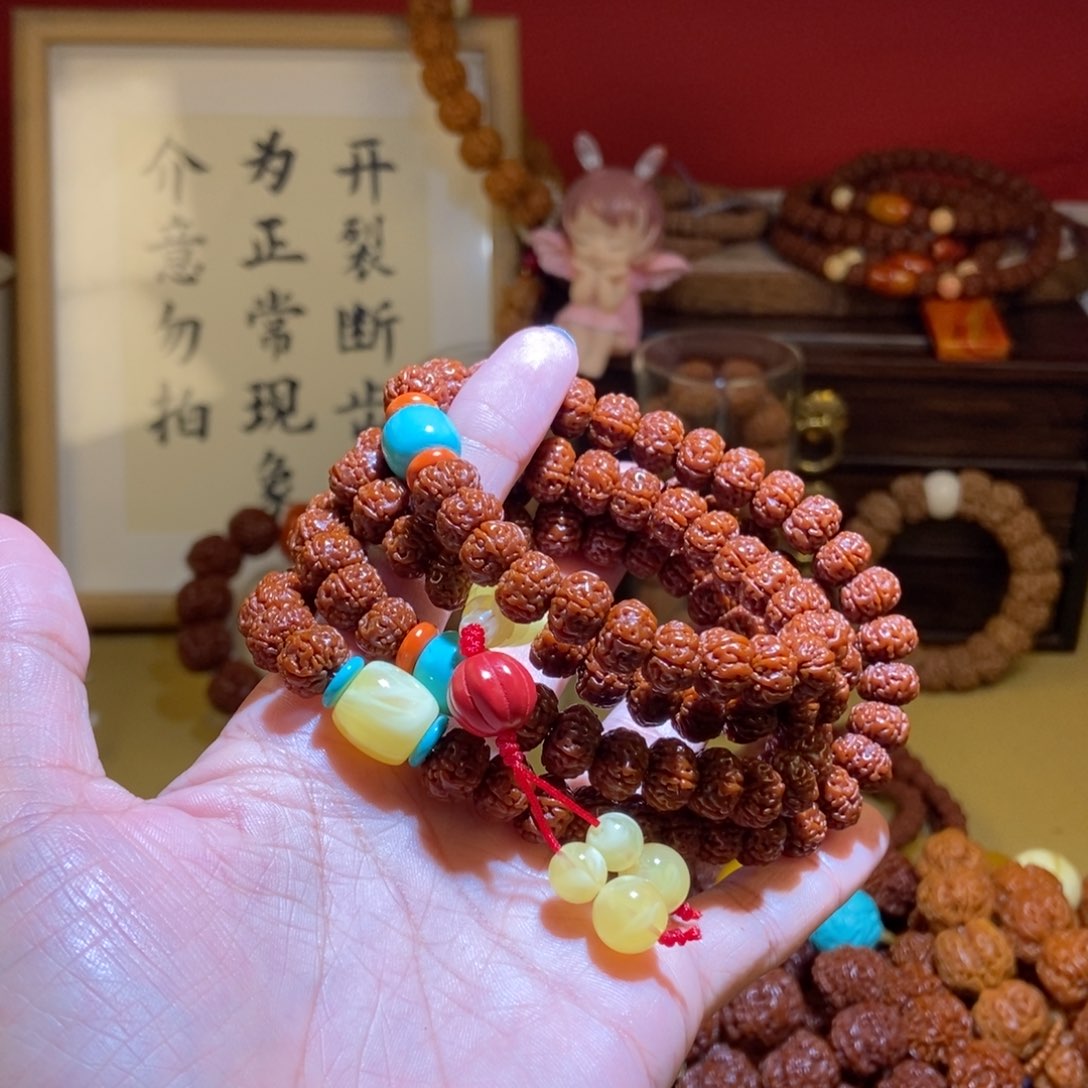 金刚菩提吊坠106玉化108高定款
