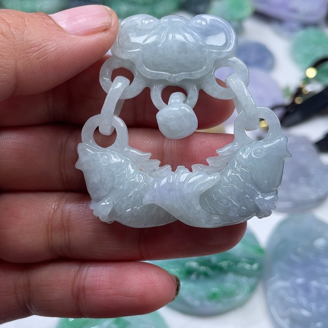 颈饰未镶嵌翡翠翡玉缘翡翠