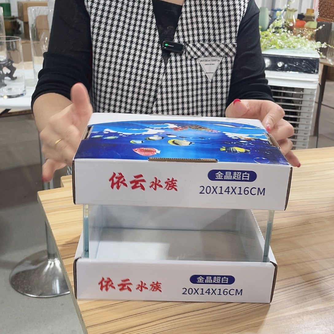 金晶超白裸缸透明20长