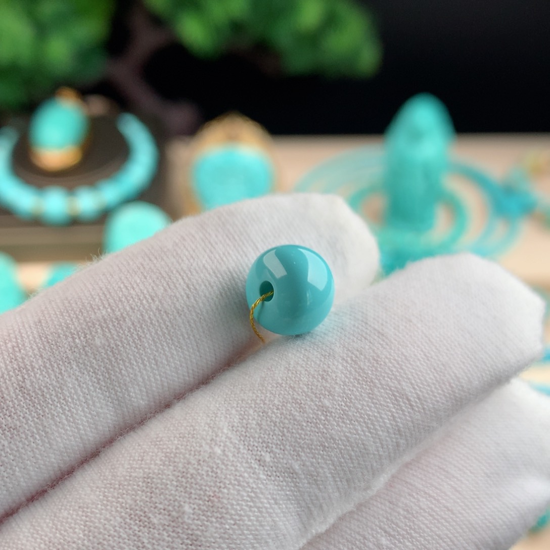 【闪购商品】绿松石配珠卡9.5未镶嵌