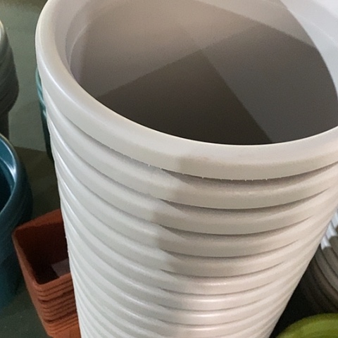 树脂四季7号灰白无托6个