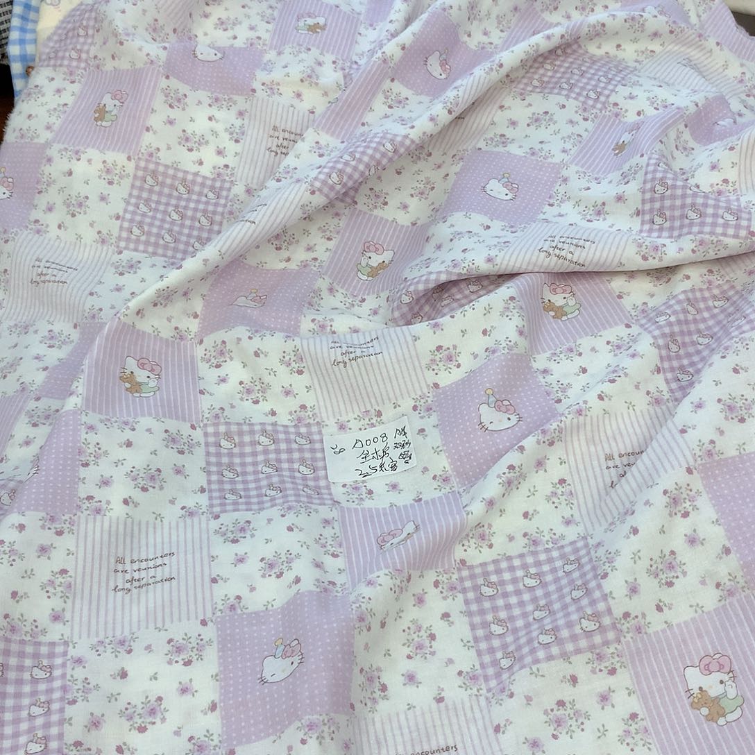 棉A008全棉2.5米宽双层纱A类
