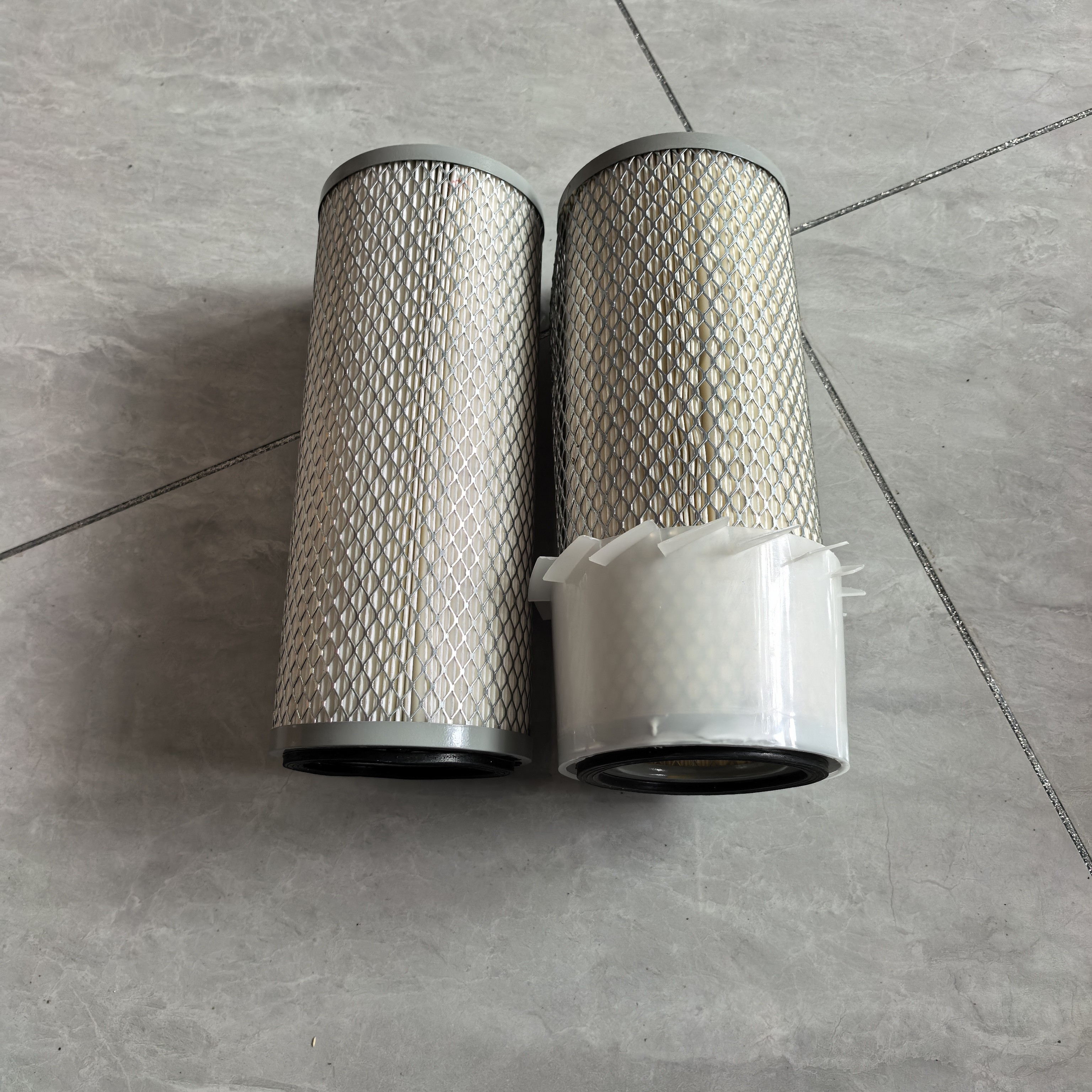 叉车保养空气滤芯K1025棉浆带旋风罩合力铁壳空滤芯杭叉江淮龙工