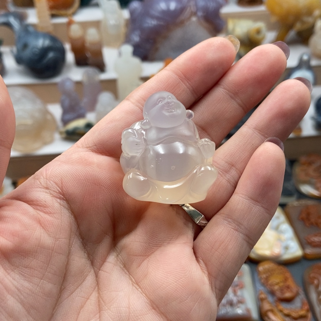 易***鸣玛瑙/玉髓未镶嵌挂件