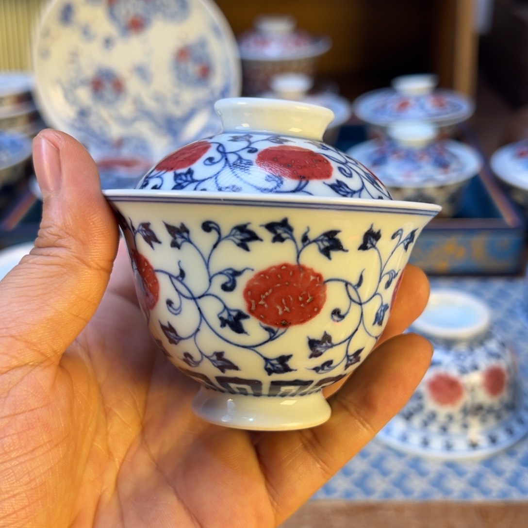 盖碗景德镇茶器百宝箱