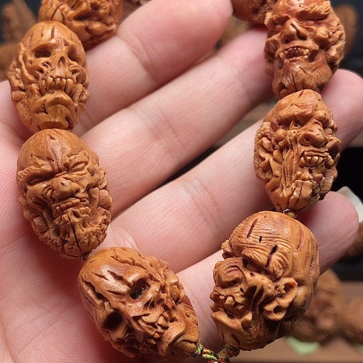 桃核手工僵尸罗汉