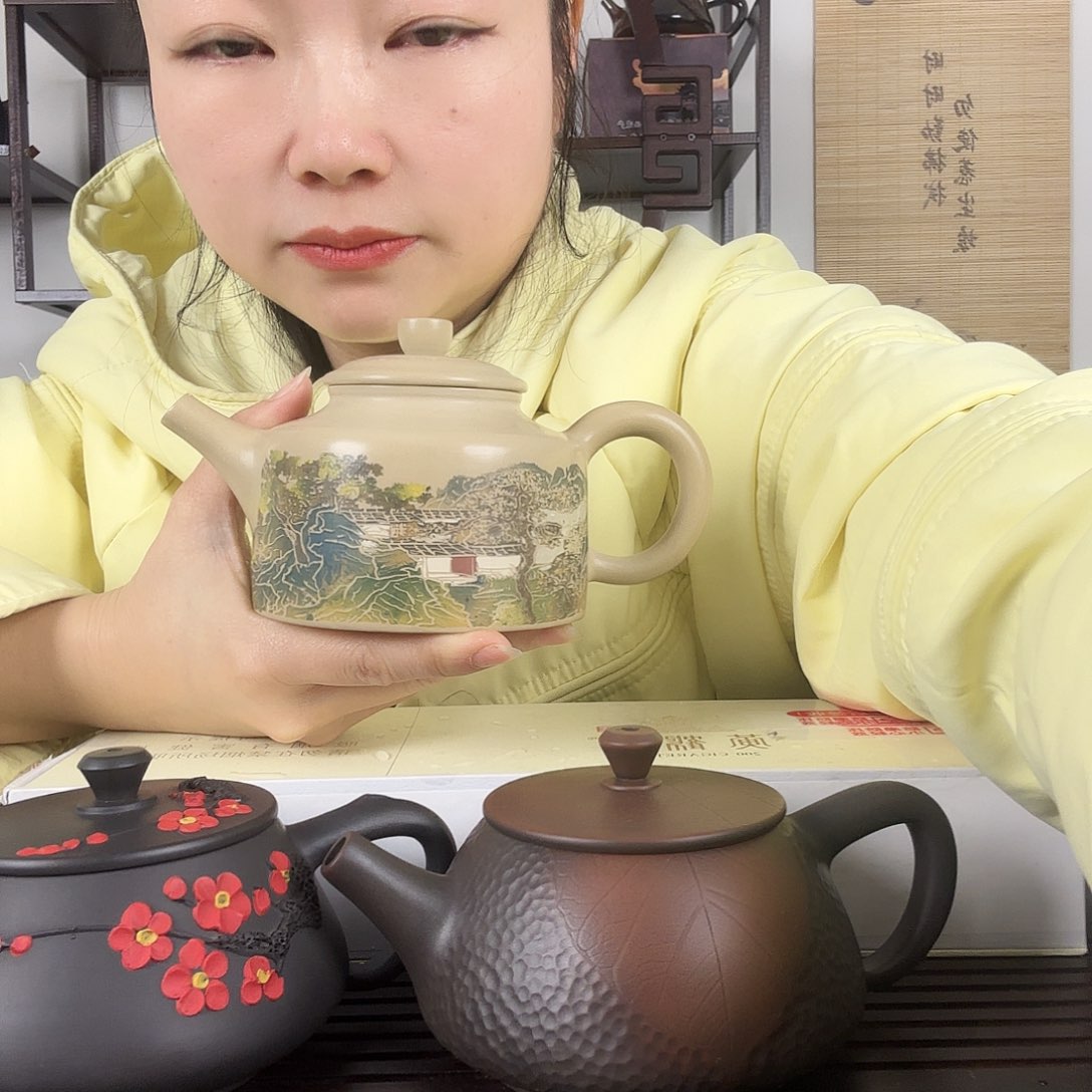 壶随***0建水紫陶茶壶300Cc左右
