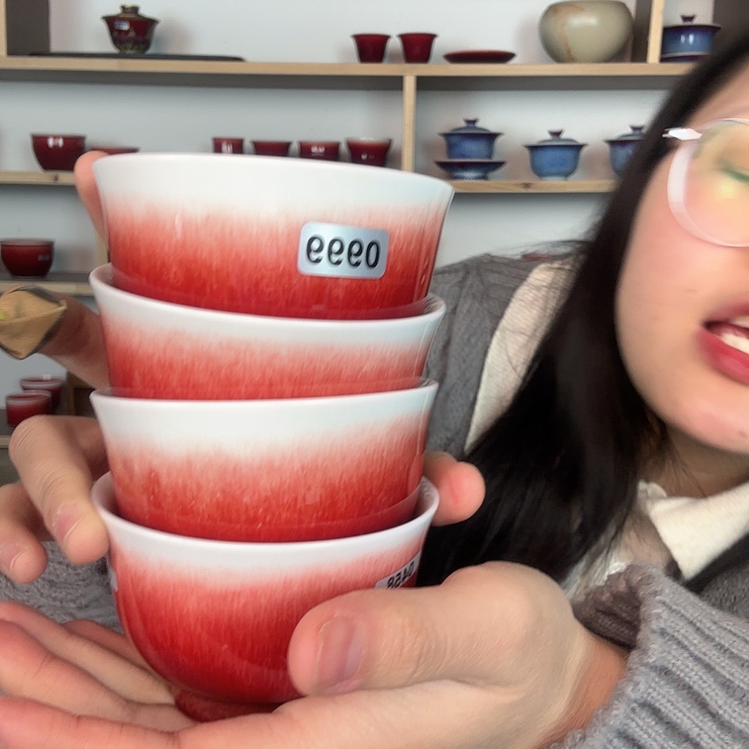 瓷片景德镇郎红陶瓷