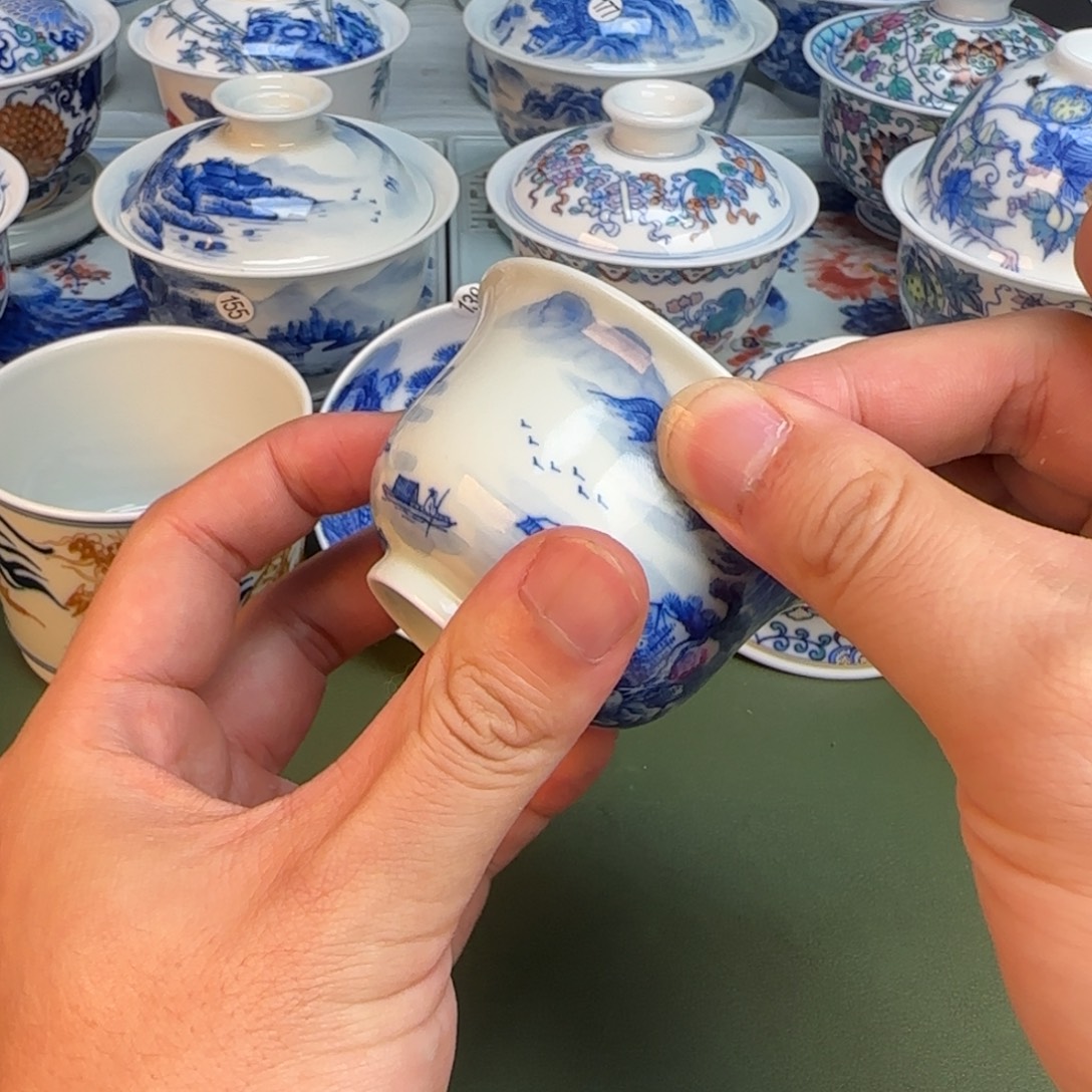 彦祖纯手工手绘茶具184