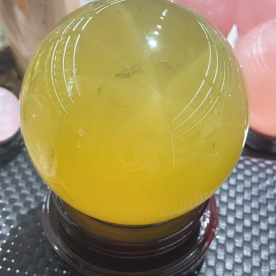 水晶水晶球摆件未镶嵌