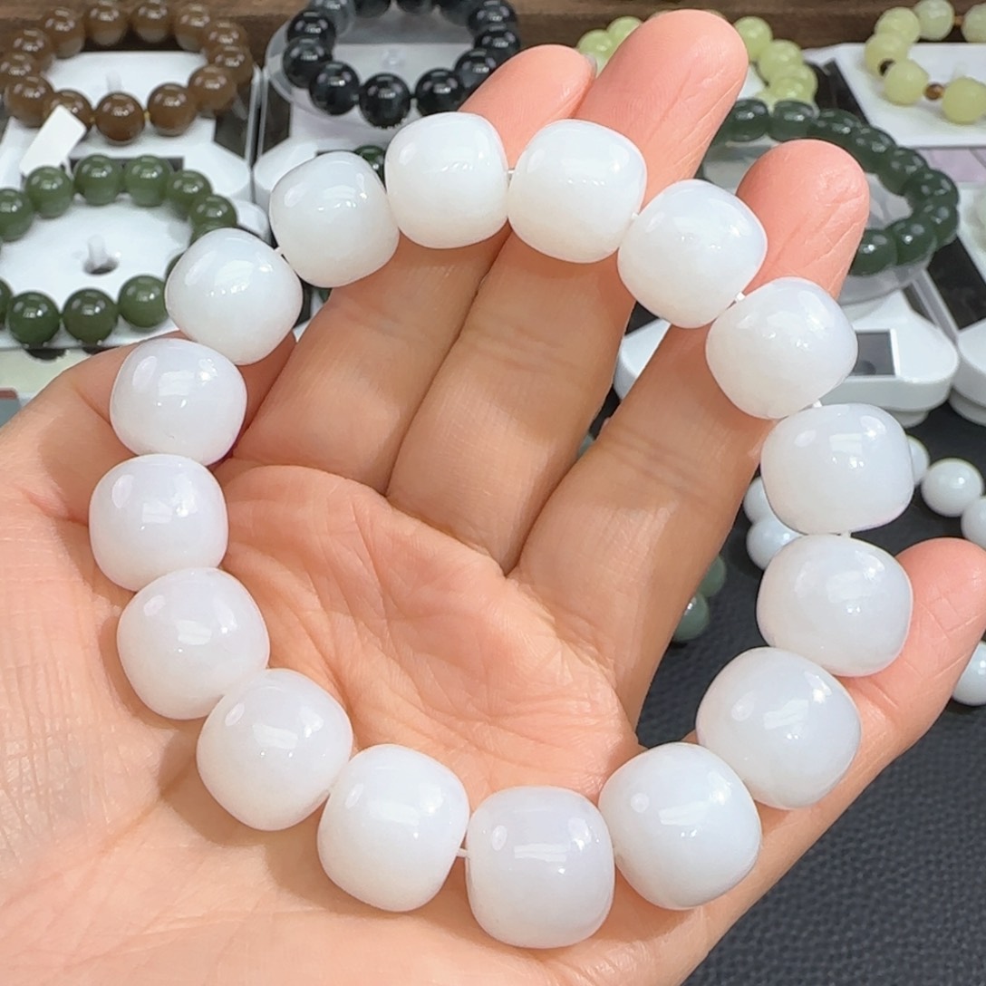 和田玉手链未镶嵌