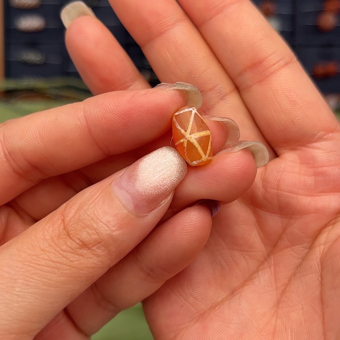 玛瑙/玉髓单珠未镶嵌