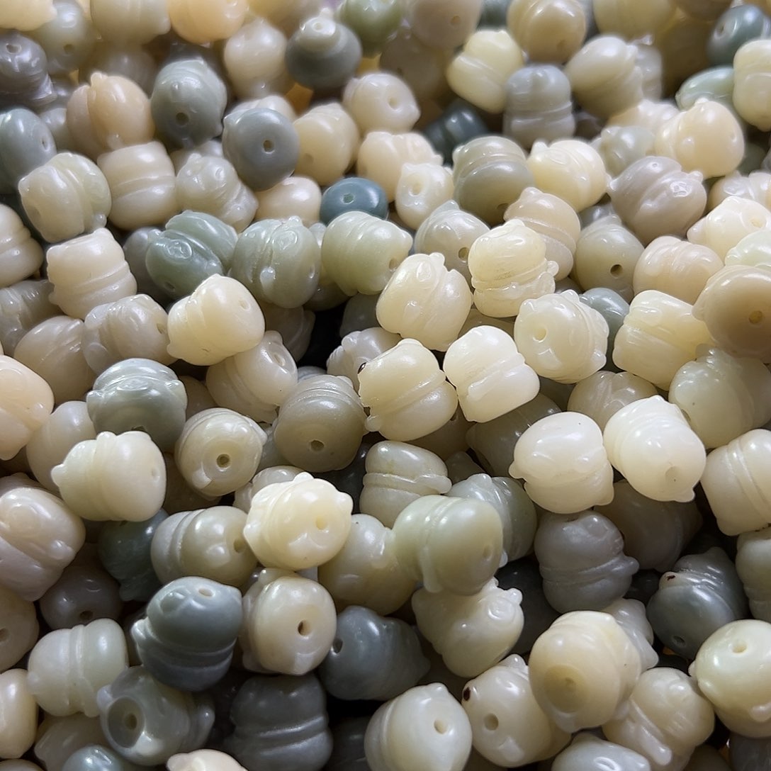 菩提根/象牙果吊坠10颗冰猫