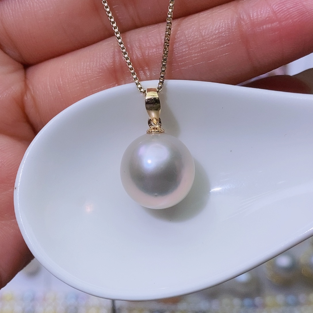 淡水珍珠颈饰银S925镶嵌