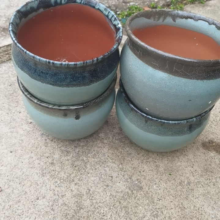 16/13瑕疵4个盆子