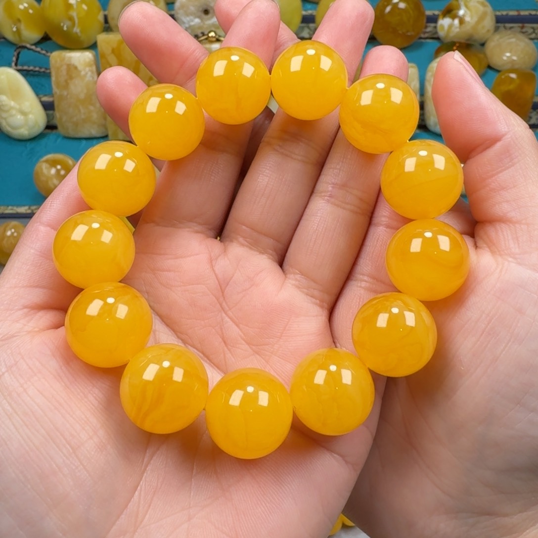 蜜蜡手链未镶嵌蜜蜡