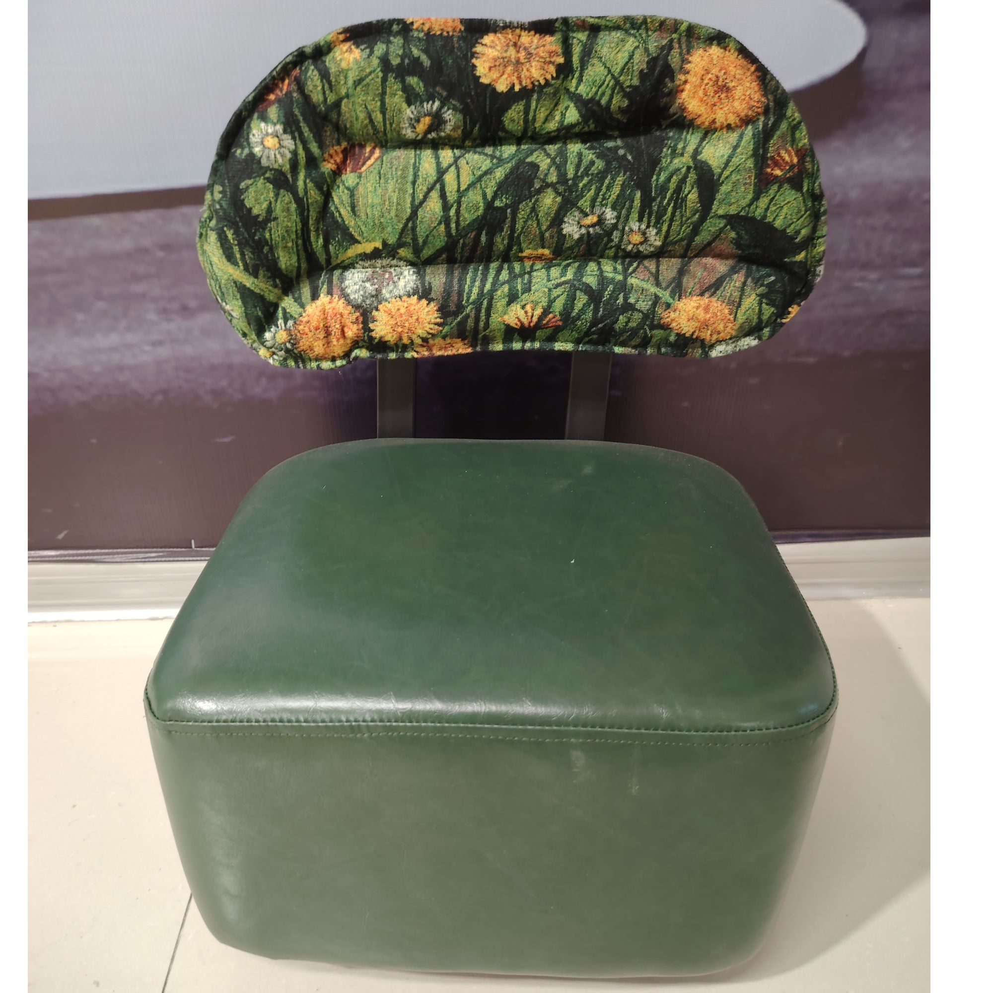 提花换鞋凳家用实木中古靠背沙发椅子滑轮凳子客厅矮凳溜溜凳