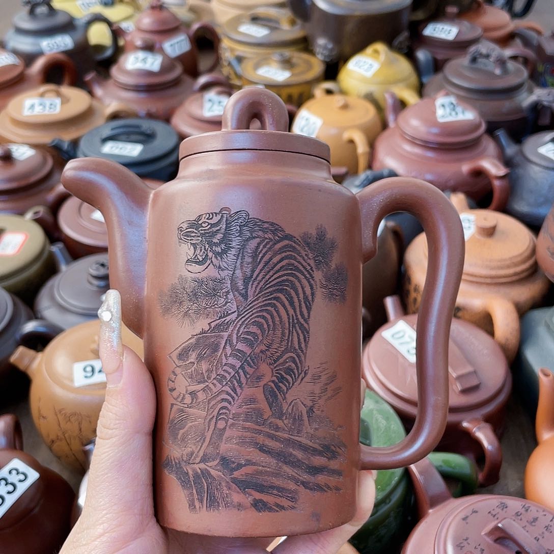 紫砂茶壶紫砂微瑕