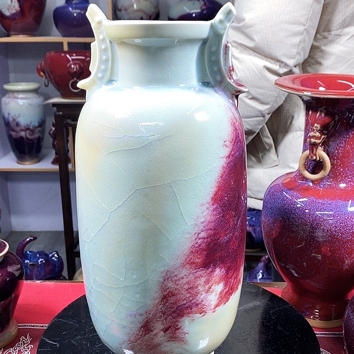 瓶中国神垕精品钧瓷