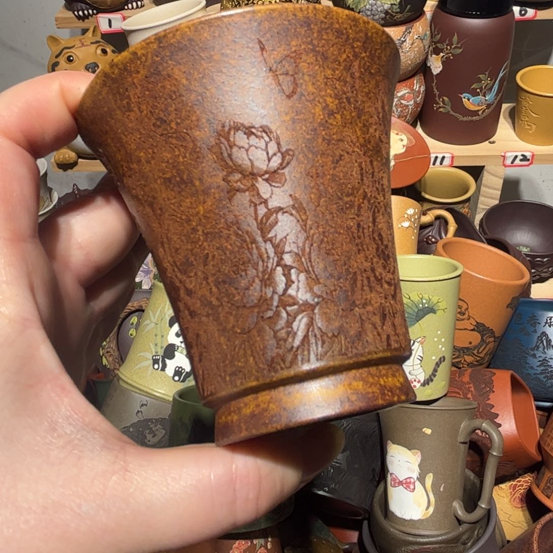 紫砂茶杯宜兴紫砂主人杯