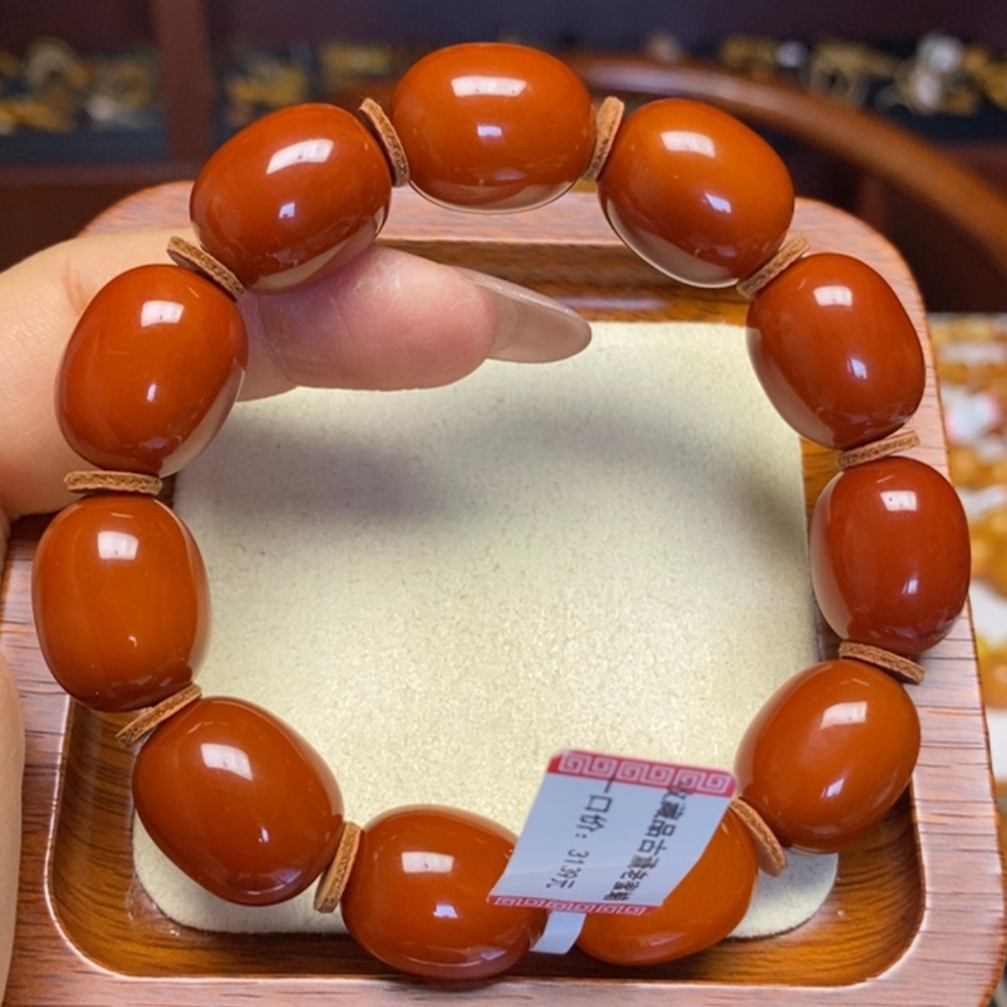 【闪购商品】蜜蜡手链未镶嵌手串