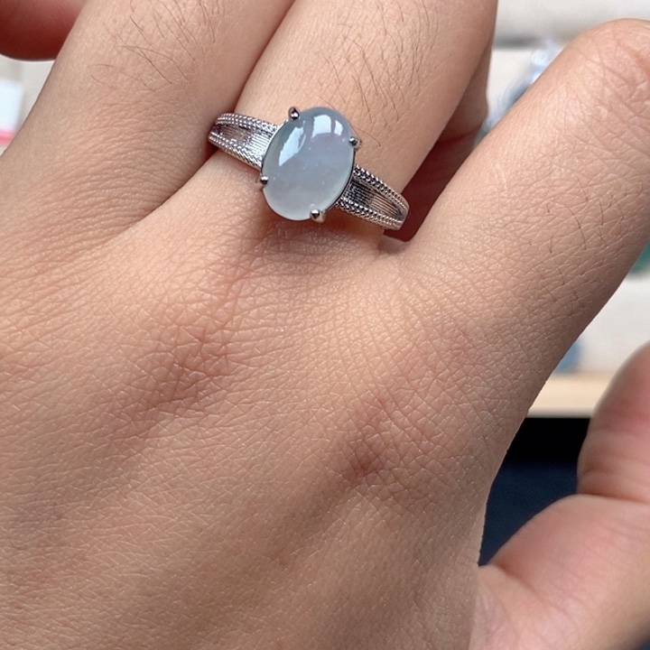 翡翠未镶嵌戒指戒指